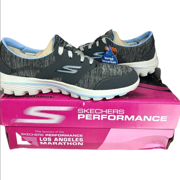 Skechers Go Walk 2 Golf Shoes Sneaker Grey Size 6 - Picture 2 of 9